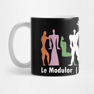 Le Corbusier Modulor Colourful Party Mug